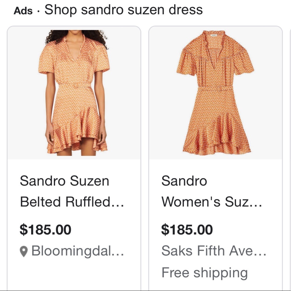 Sandro suzen dress